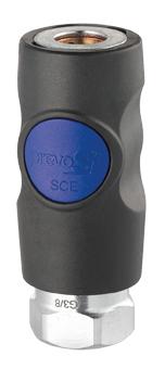 Sikkerhedskobling med trykknap 