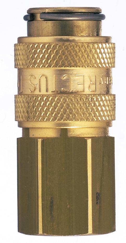 Serie 21 Rectus kobling Dobbeltspærring Indvendig gevind