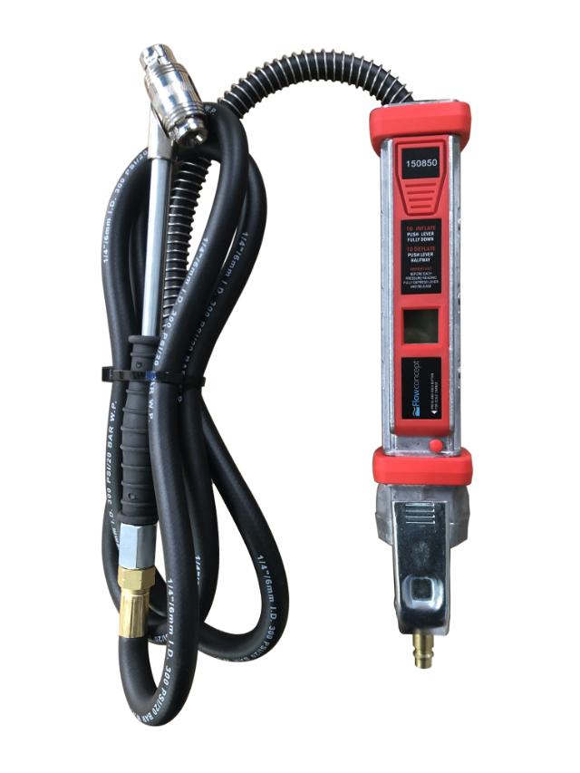 Pumpepistol digital i støbt aluminium