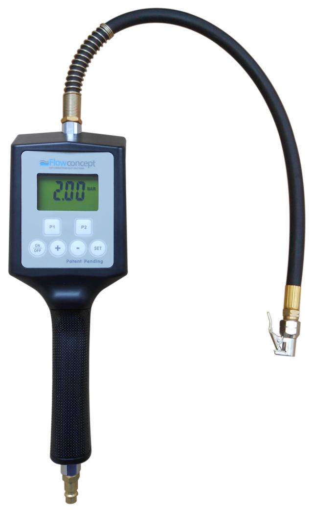 Digital pumpepistol 0-12 bar PRE-SET