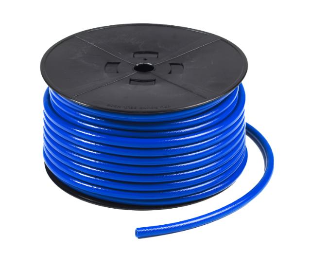 PUR armeret slange - Blå