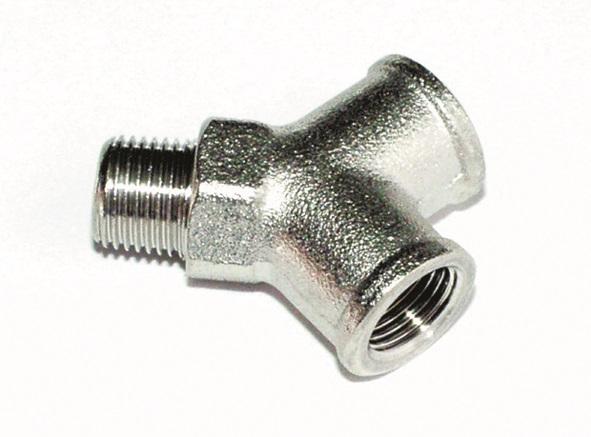 Y-stykke indvendig-/udvendig gevind