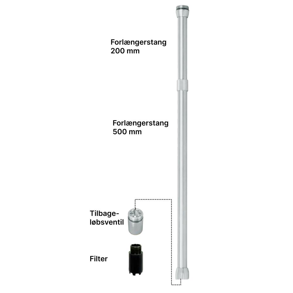 Tromleadapter til pumpe