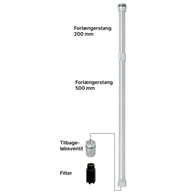 Tromleadapter til pumpe