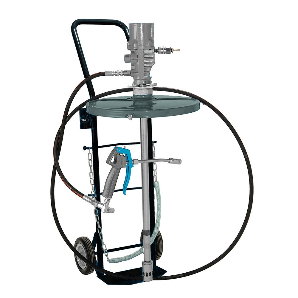 Mobil fedtvogn til 50 kg tromler