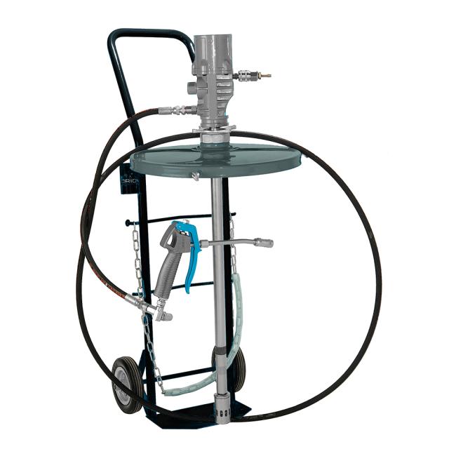 Mobil fedtvogn til 50 kg tromler