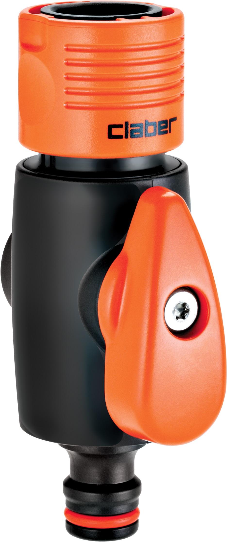 Claber kobling/nippel med lukkeventil