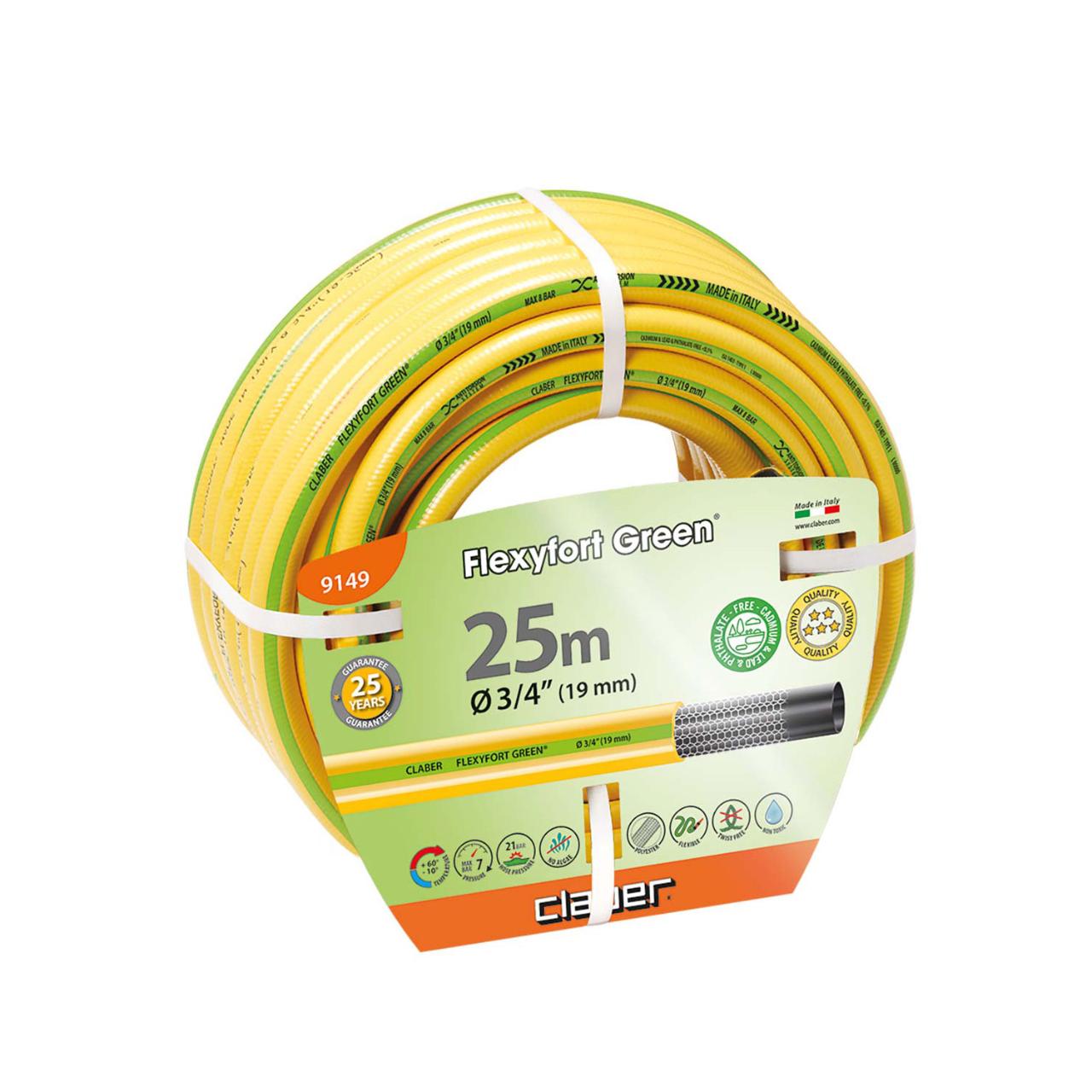 Claber vandslange gul 