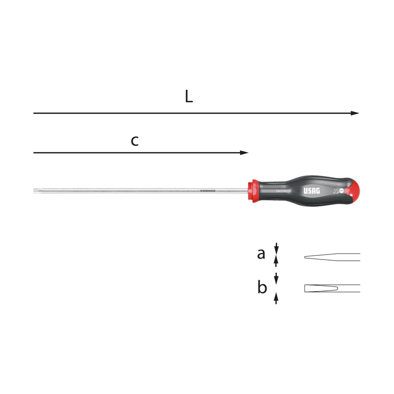 324 L_0.8x4x300 Screwdriver