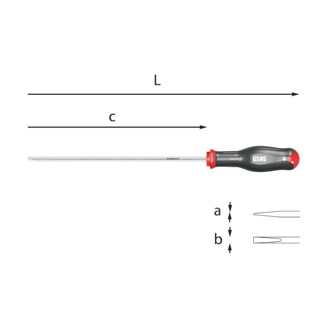 324 L_0.8x4x300 Screwdriver