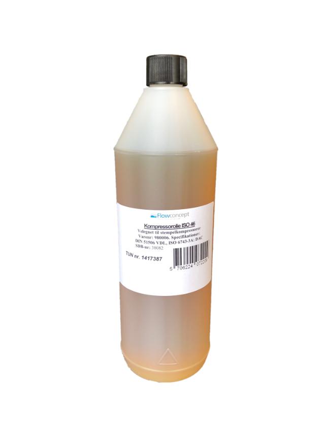 Kompressorolie ISO 46 - 1 ltr.