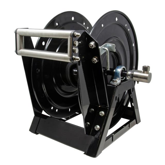 Slangeopruller med 12V DC motor og guide