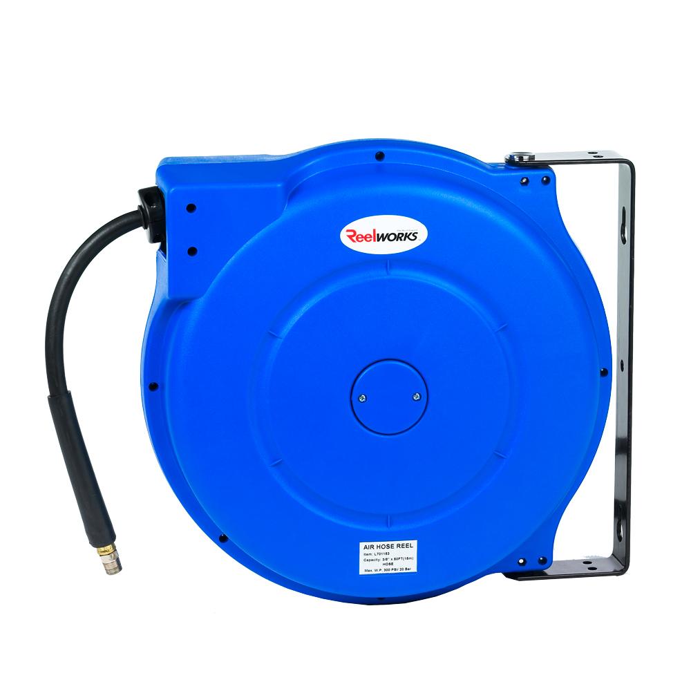 Aut. slangeopruller i plastboks