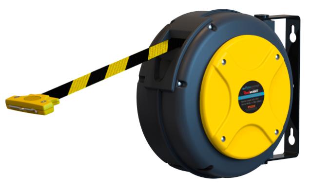 Aut. opruller med 48mm afspærringsbånd, 16m