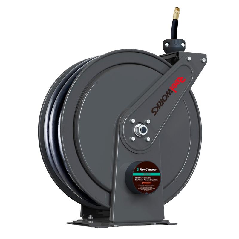 Aut. slangeopruller med bremse 20 bar