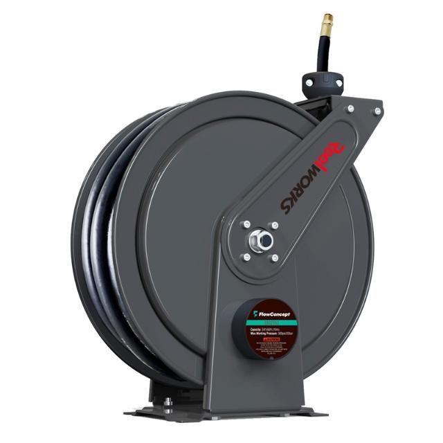 Aut. slangeopruller med bremse 20 bar