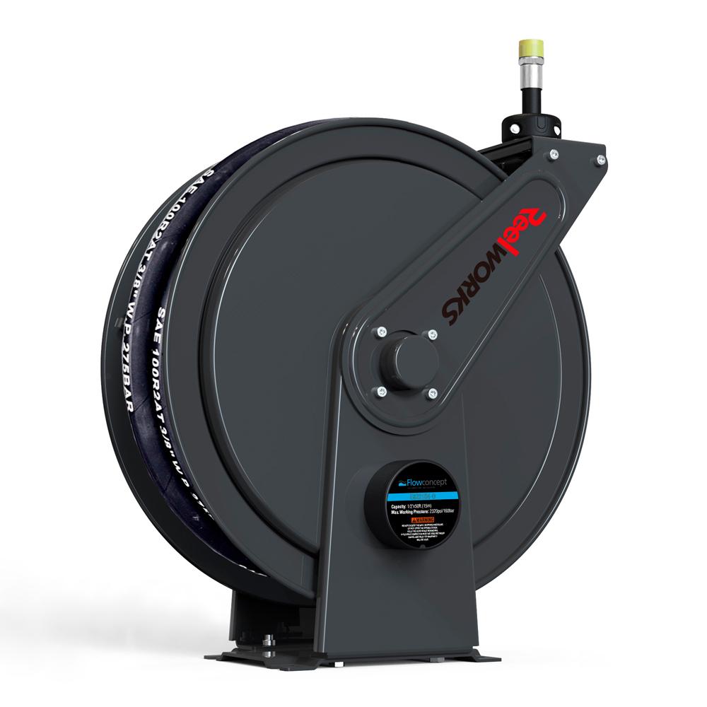 Aut. slangeopruller 14 bar m/bremse 15m