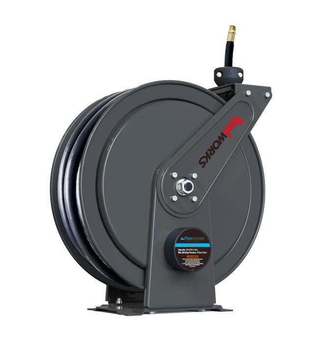 Aut. slangeopruller med bremse 330 bar