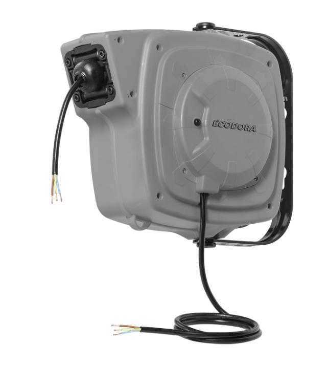 Aut. kabelopruller IP44, RAL7016