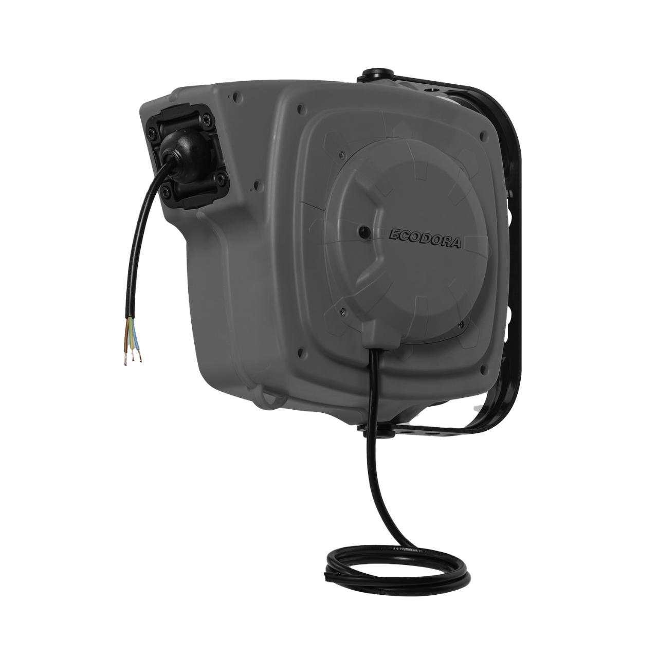 Aut. kabelopruller IP44, RAL7016