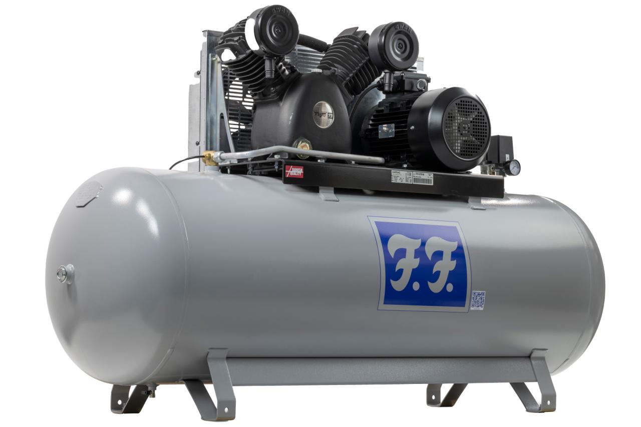 Kompressor med støbejernsblok 500 ltr