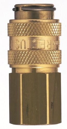 Serie 21 Rectus kobling Dobbeltspærring Indvendig gevind