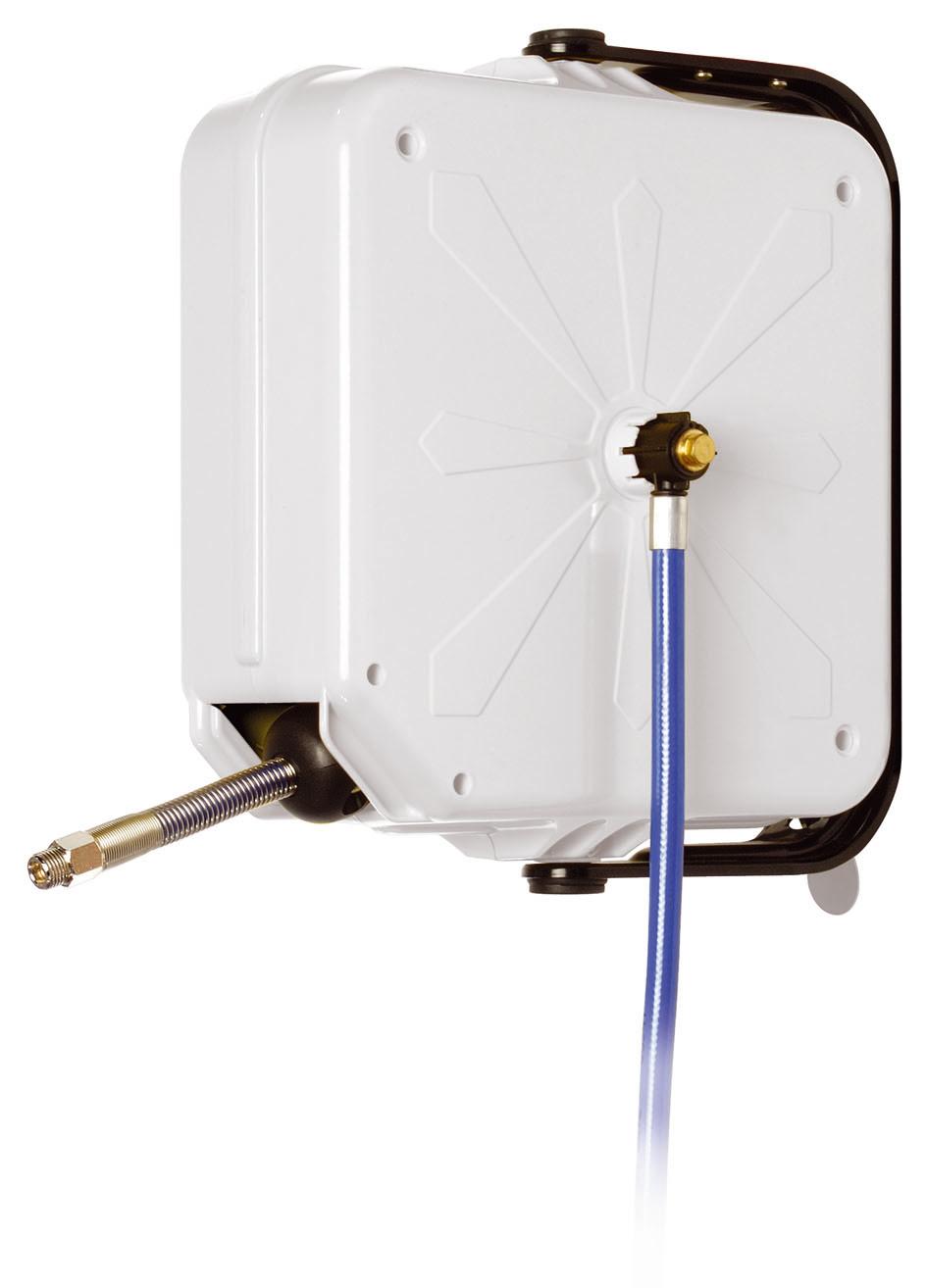 Aut. slangeopruller til luft/vand 20 bar