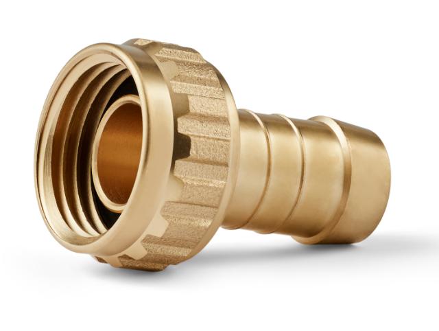 Slangeforskruning rå messing