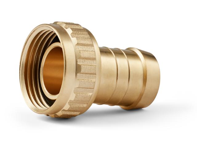 Slangeforskruning rå messing 