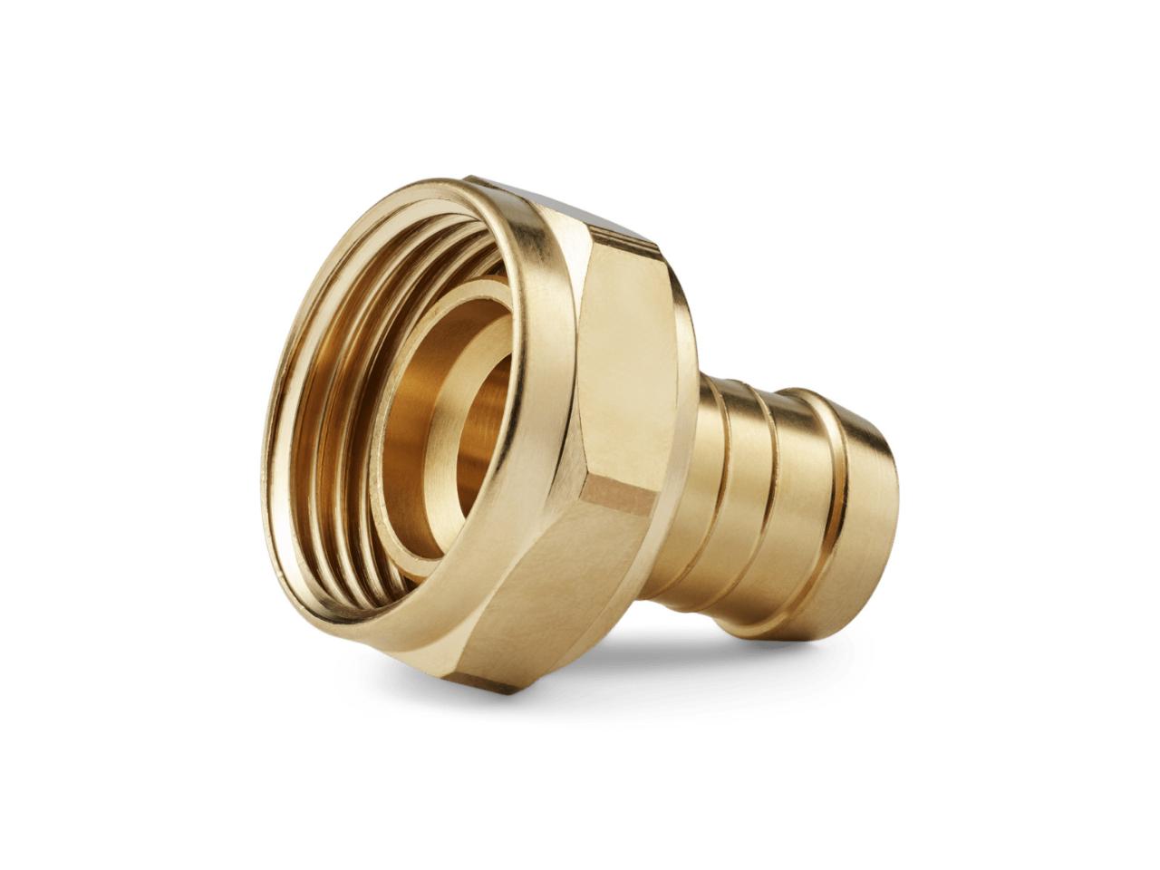 NITO Slangeforskruning rå messing 