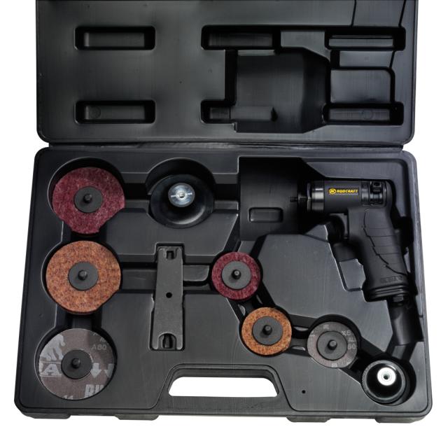 Slibermaskine sæt i kuffert